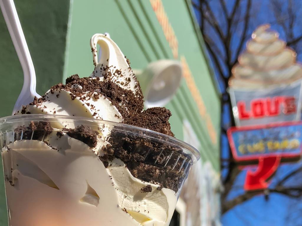 Austin Soft serve at Lou's Austin Texas