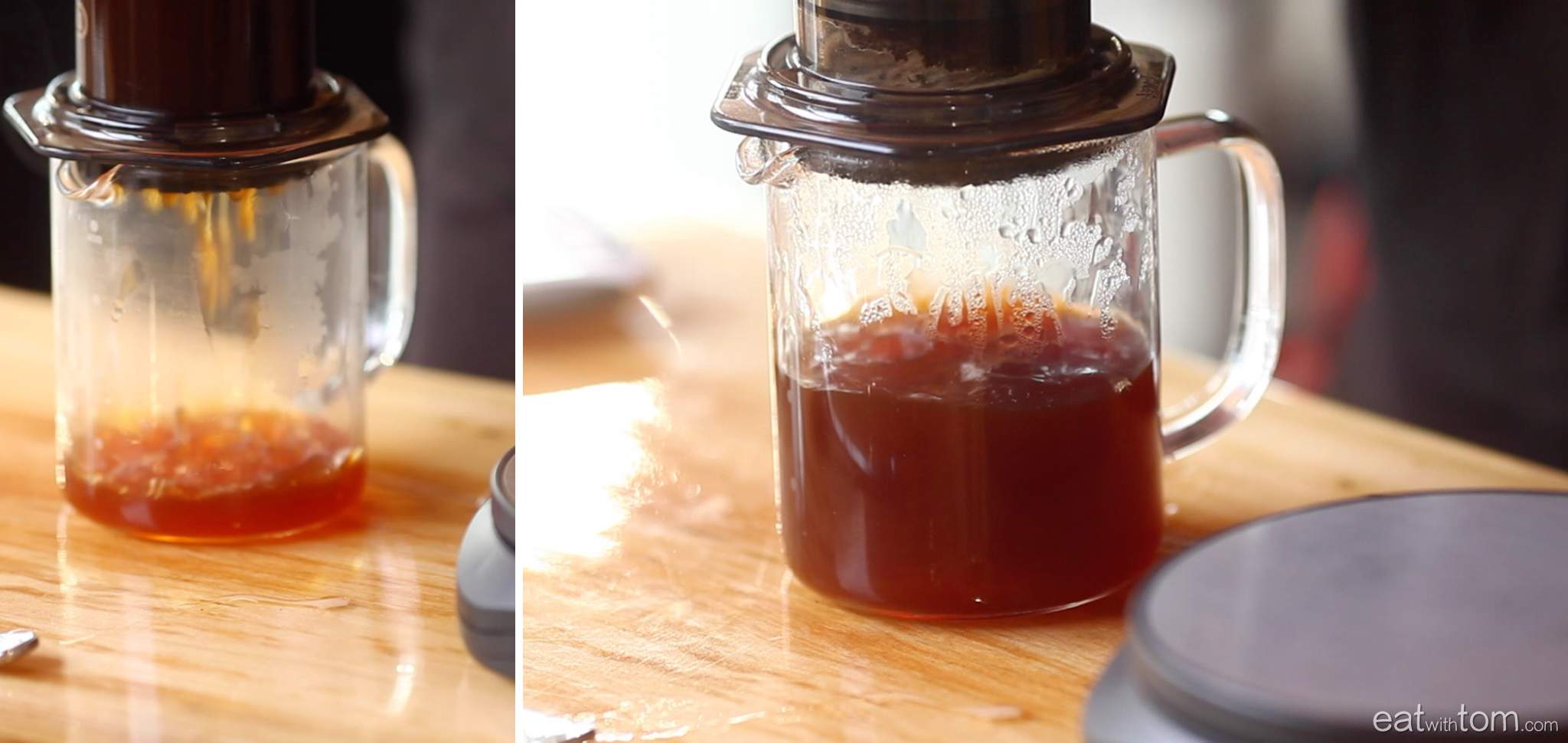 perfect cup of coffee that doesn't suck with the aeropress Tom Schmidt Photographer brewing instructions