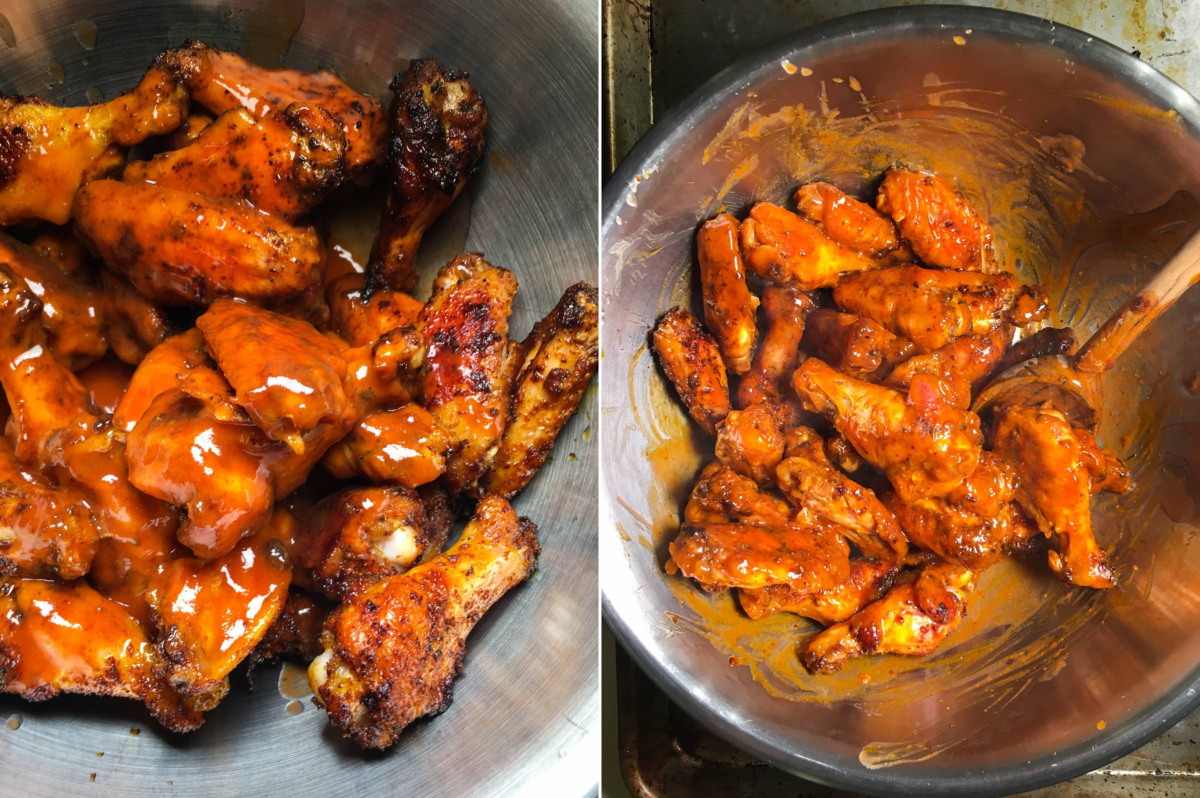 Chicken Wings, Hot wings with Magic dust mike mills eat with tom schmidt