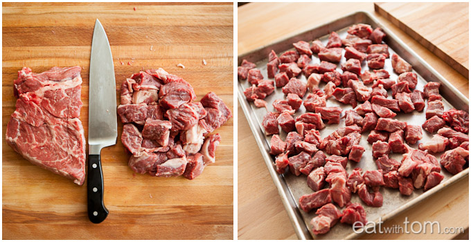 Food Processor to grind Chuck roast to hamburger - eatwithtom chicago