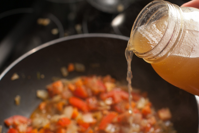 Mason jars at work, homesteading, vegetable soup recipe, french lentil beans