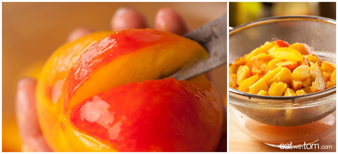 Peach quinoa crumble dessert recipe - peach dessert recipes healthy ideas quinoa almond meal