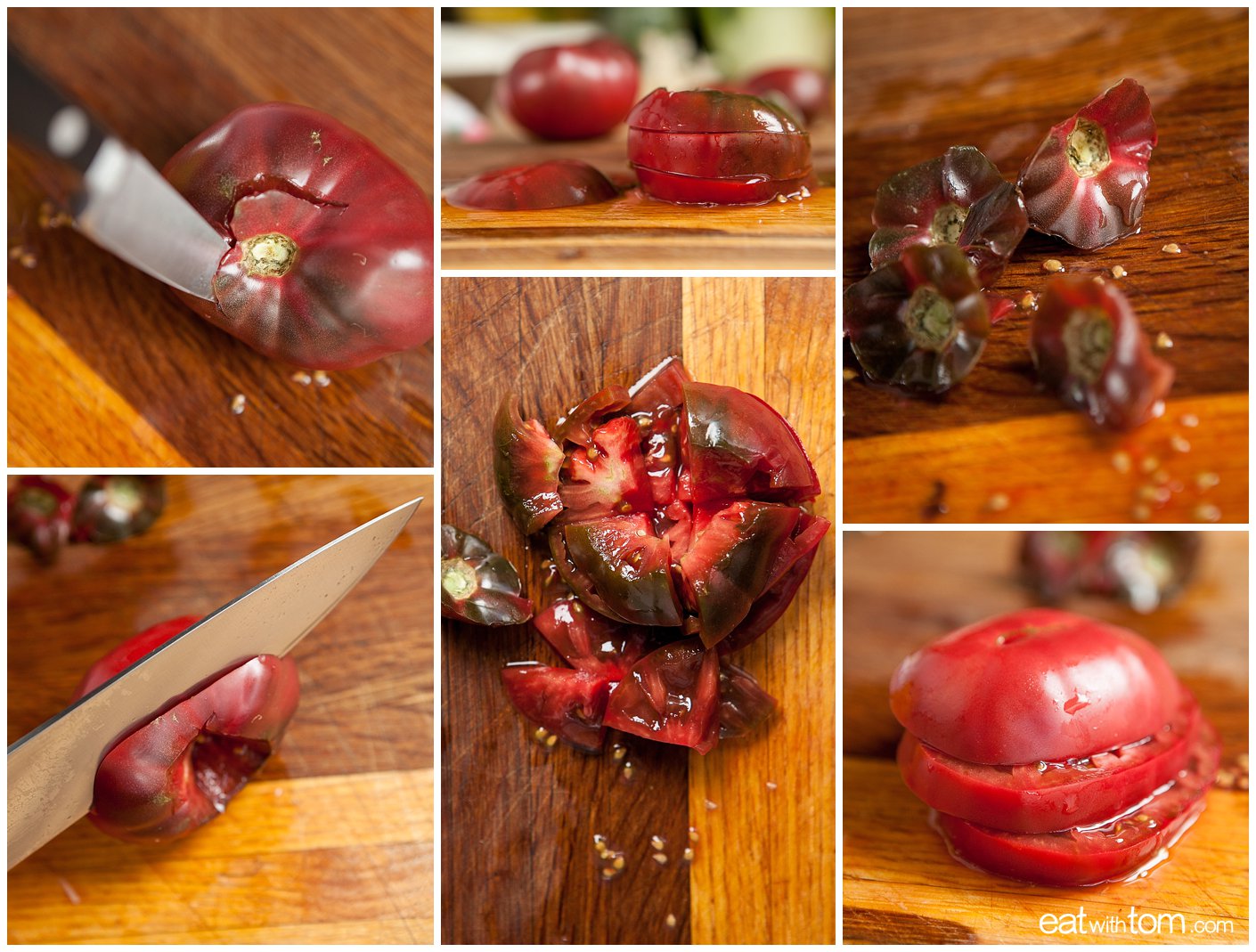 Summer seafood stew tomatoes cut and prepare method for recipe