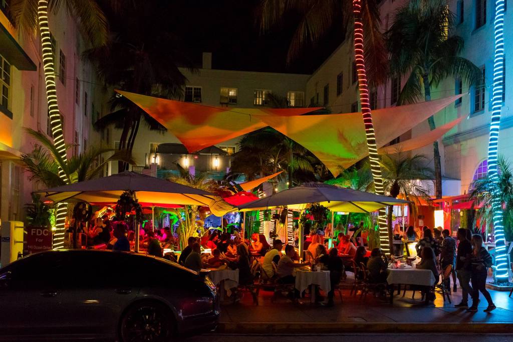 South Beach Miami Art Deco night photography Tom Schmidt
