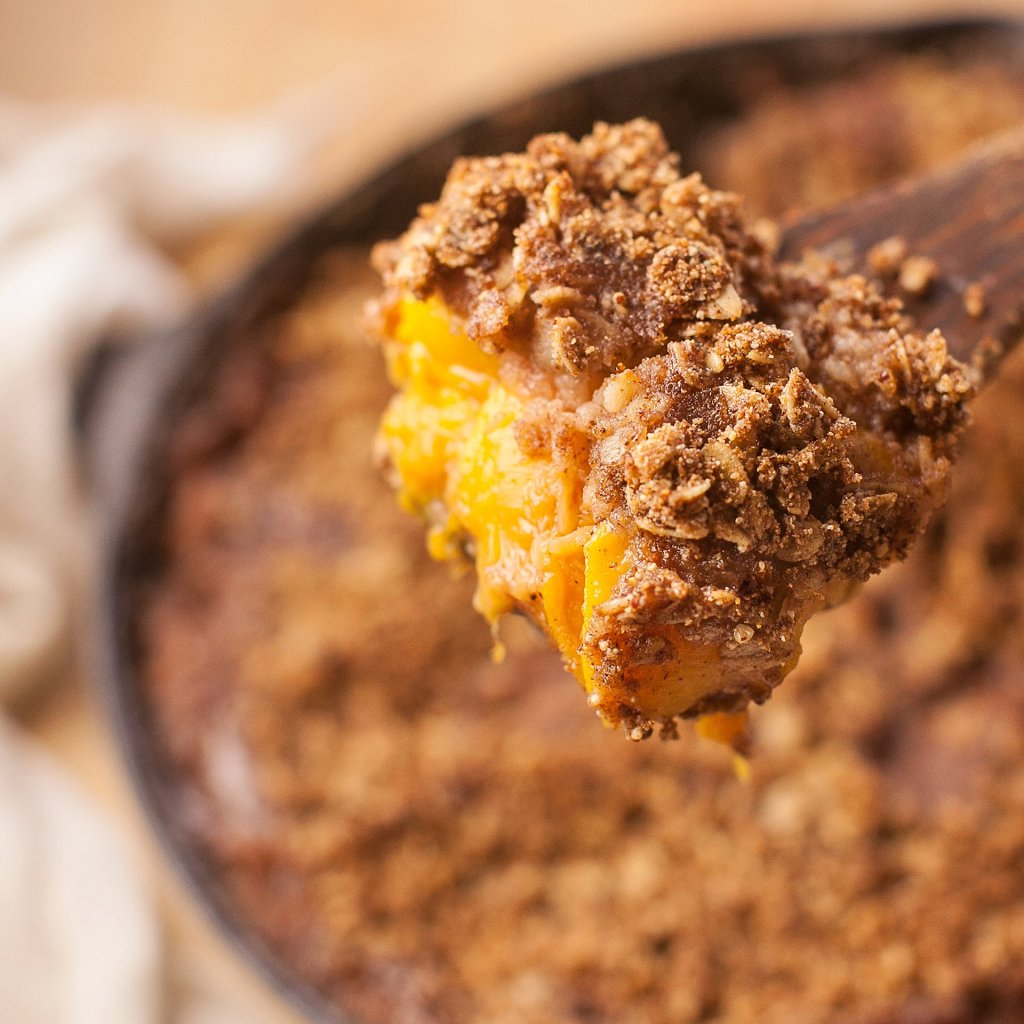 Peach Quinoa Crumble Recipe – Healthy Dessert Ideas