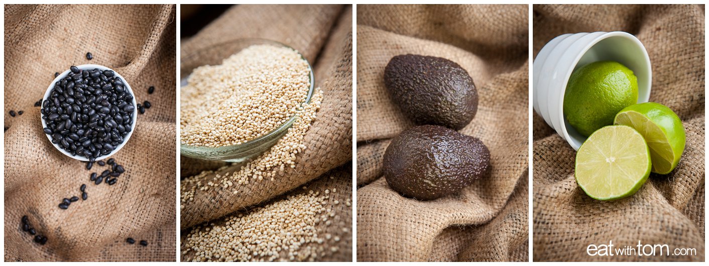 how to cook quinoa food blog recipe with black beans and avocado