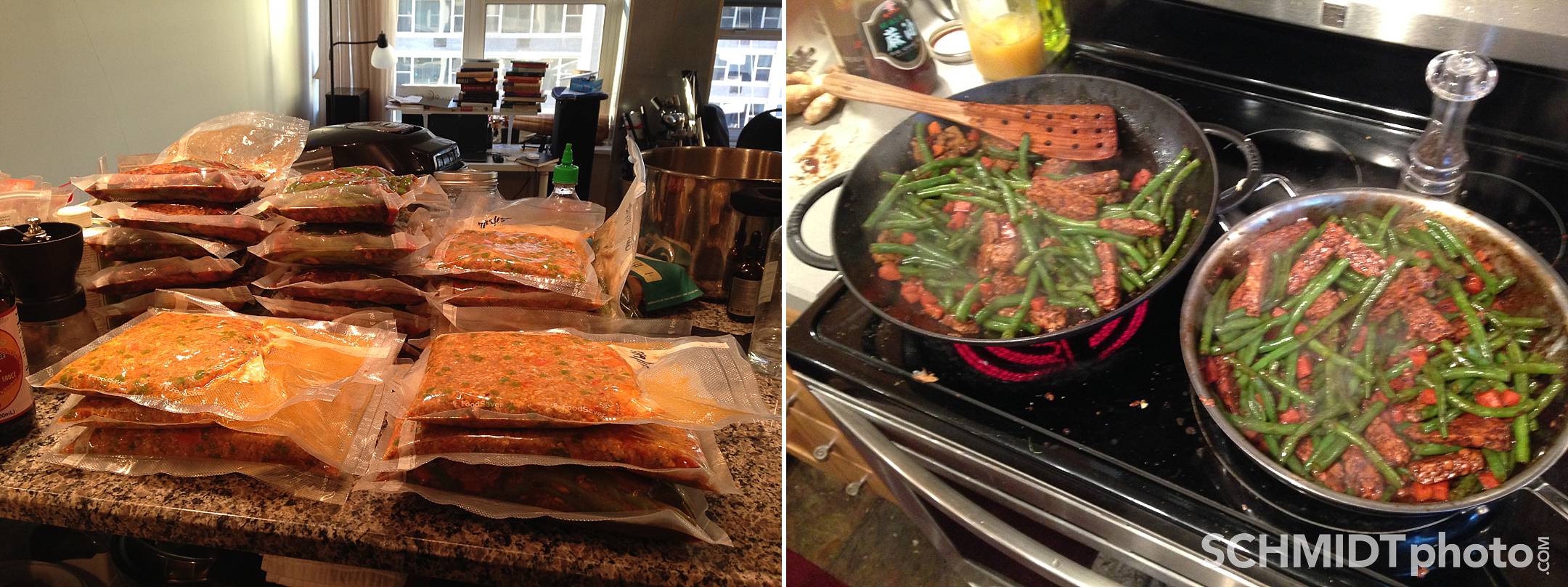 How to make green bean and tempeh stir fry from scratch in wok at home Tom Schmidt